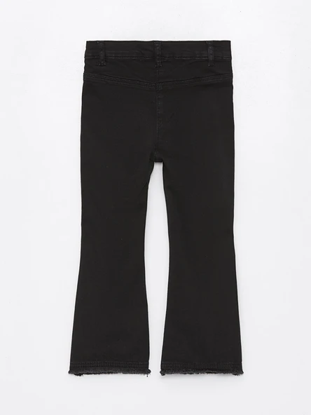LCW Kids Siyah Basic Kız Bebek Jean Pantolon - Resim 2