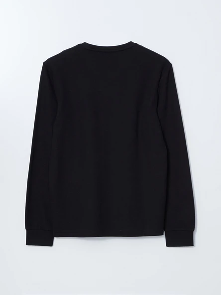 LCWAIKIKI Classic Siyah Sweatshirt - Resim 6