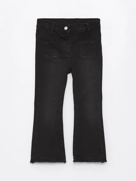 LCW Kids Siyah Basic Kız Bebek Jean Pantolon ürün görseli 1