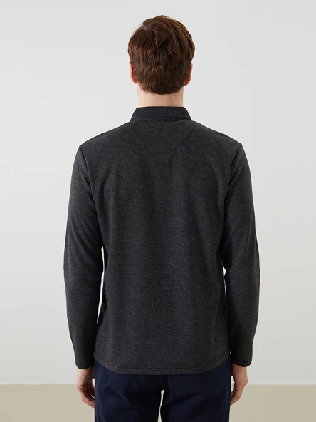 LCWAIKIKI Classic Antrasit Sweatshirt - Resim 4
