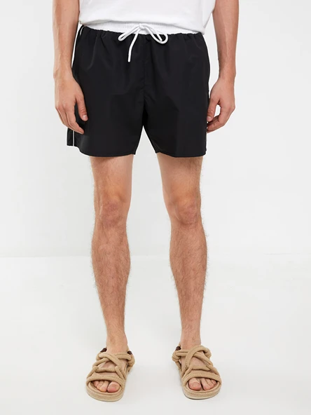 LCW Casual Siyah Deniz Şortu - Resim 3
