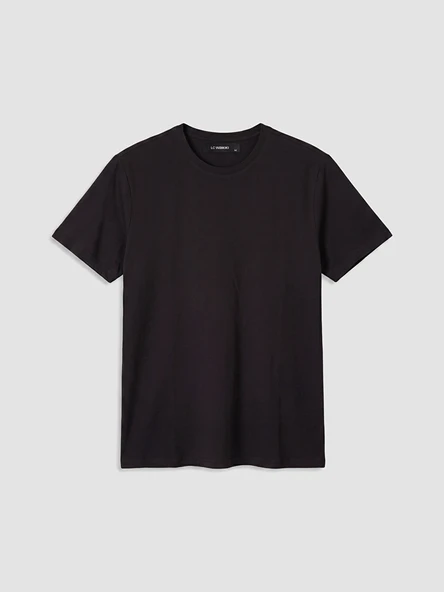LCWAIKIKI Classic Kahverengi Regular Fit %100 Pamuk Erkek Tişört ürün görseli 1