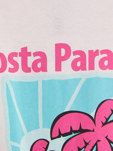 LCW Kids Pembe Tişört - Resim 4