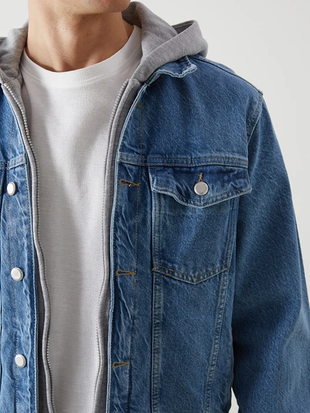 LCW Jeans İndigo Ceket - Resim 3