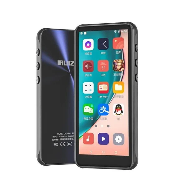 Ruizu Z80 Android MP3 MP4 Çalar Bluetooth WiFi 16GB ürün görseli 1