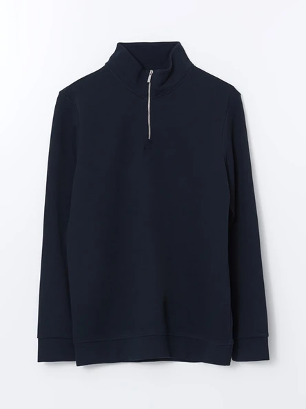 LCWAIKIKI Classic Lacivert Sweatshirt - Resim 5