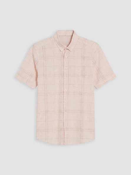 LCWAIKIKI Classic Pembe Gömlek - Resim 4