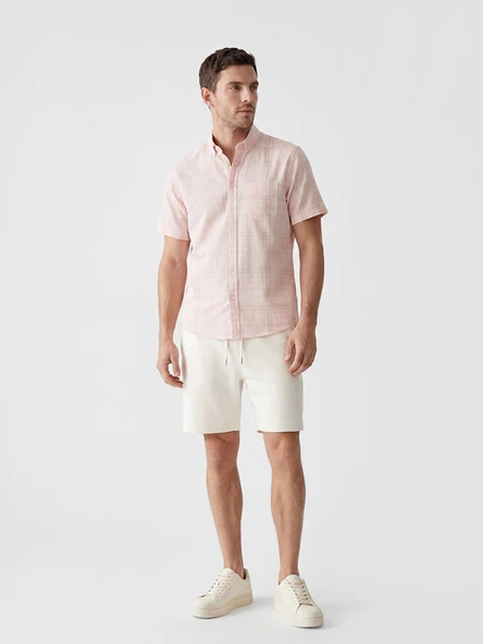 LCWAIKIKI Classic Pembe Gömlek - Resim 2