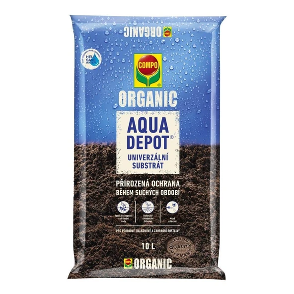 Compo 6637 Organic Aqua Depot Evrensel Toprak 10 L ürün görseli 1