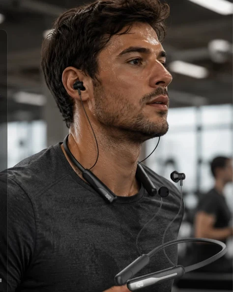 Nevamel® Boyun Askılı Bluetooth Kulaklık Extra Bass ve Ses Değiştirme Modlu ürün görseli 1
