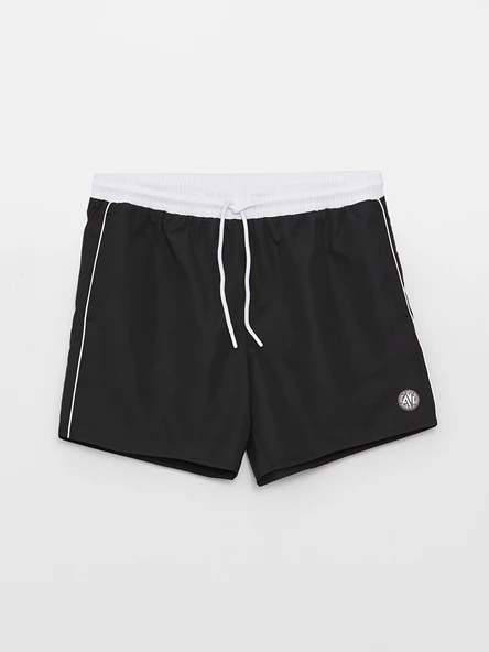 LCW Casual Siyah Deniz Şortu - Resim 6
