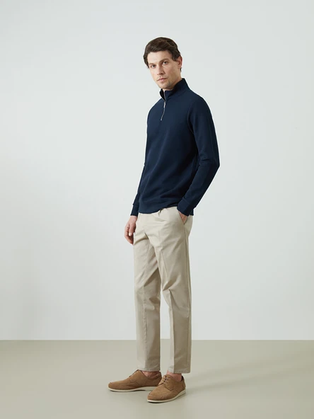 LCWAIKIKI Classic Lacivert Sweatshirt - Resim 2