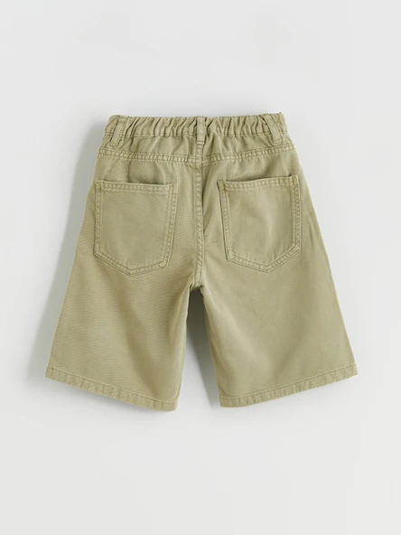 LCW Kids Yeşil Basic Erkek Çocuk Jean Şort - Resim 3