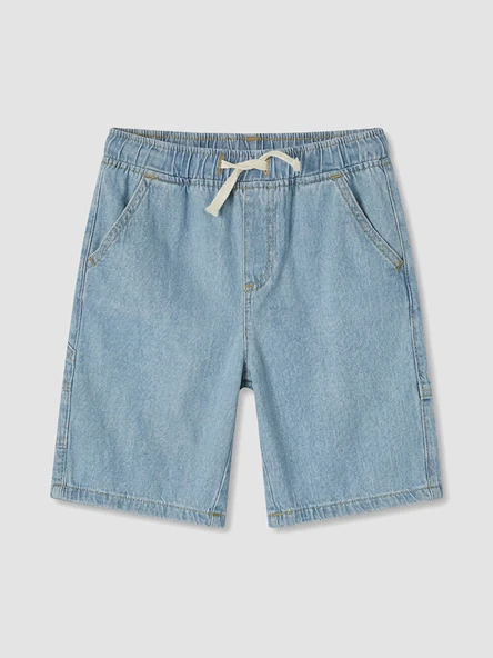 LCW Kids İndigo Erkek Çocuk Jean Şort ürün görseli 1