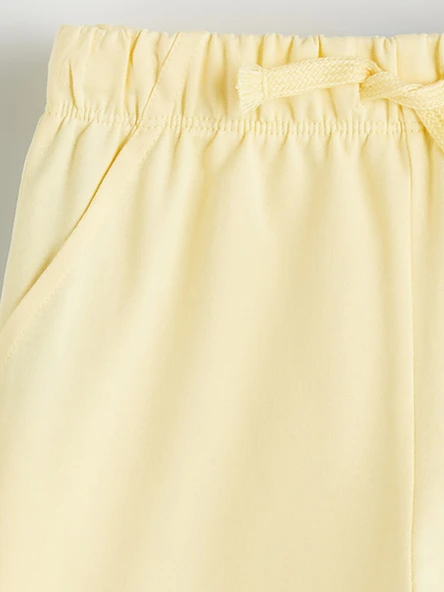 LCW Kids Sarı Beli Lastikli Basic Erkek Çocuk Şort 2'li - Resim 6