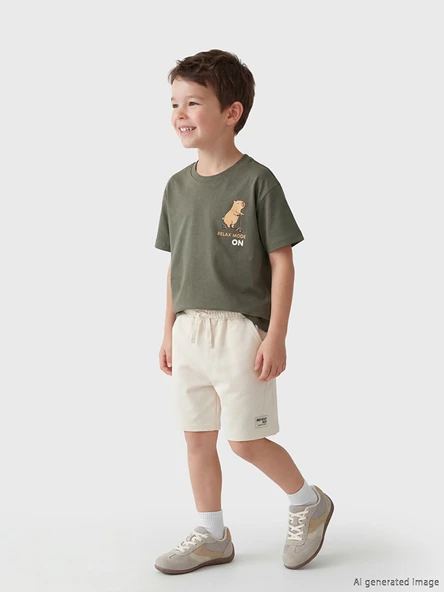 LCW Kids Bej Regular Fit Erkek Çocuk Şort ürün görseli 1