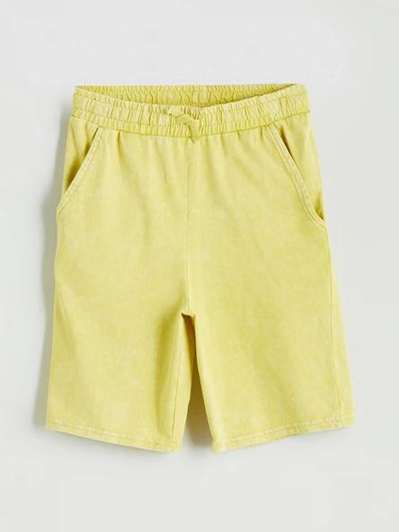 LCW Kids Sarı Beli Lastikli Erkek Çocuk Şort ürün görseli 1