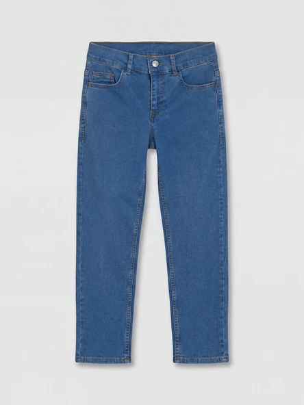 LCW Kids İndigo Slim Fit Erkek Çocuk Jean Pantolon ürün görseli 1