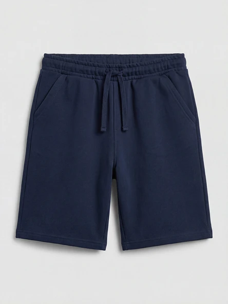 LCW Kids Lacivert Beli Lastikli Basic Erkek Çocuk Şort ürün görseli 1