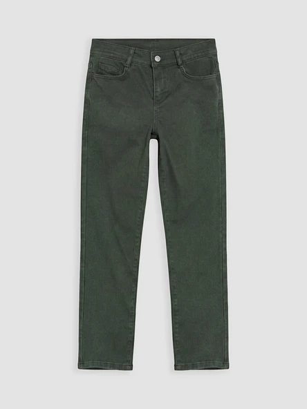 LCW Kids Haki Slim Fit Erkek Çocuk Jean Pantolon ürün görseli 1