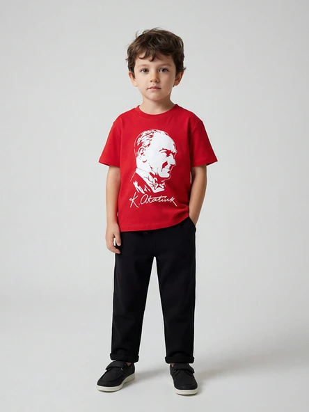 LCW Kids Siyah Beli Lastikli Erkek Çocuk Pantolon ürün görseli 1