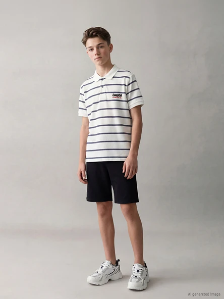 LCW Kids Lacivert Regular Fit Erkek Çocuk Şort ürün görseli 1