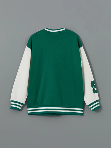 LCW Kids Yeşil Sweatshirt - Resim 2