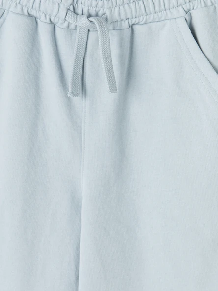 LCW Kids Gri Beli Lastikli Basic Erkek Çocuk Şort - Resim 4
