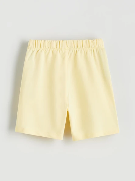 LCW Kids Sarı Beli Lastikli Basic Erkek Çocuk Şort 2'li - Resim 3