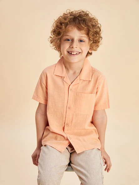 LCW Kids Turuncu Gömlek ürün görseli 1