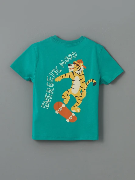 LCW Kids Beyaz Tişört - Resim 4