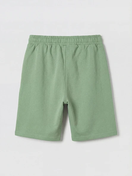 LCW Kids Yeşil Beli Lastikli Basic Erkek Çocuk Şort - Resim 2
