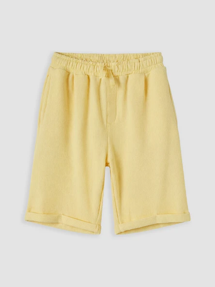 LCW Kids Sarı Regular Fit Erkek Çocuk Şort - Resim 2
