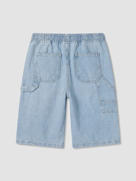 LCW Kids İndigo Şort - Resim 4