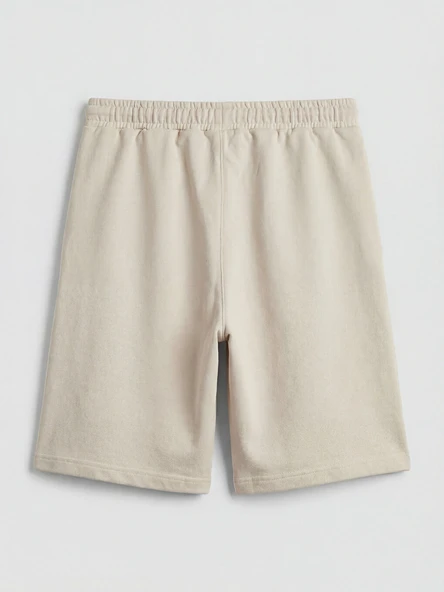 LCW Kids Bej Beli Lastikli Basic Erkek Çocuk Şort - Resim 3