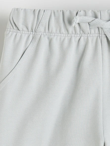 LCW Kids Sarı Beli Lastikli Basic Erkek Çocuk Şort 2'li - Resim 7