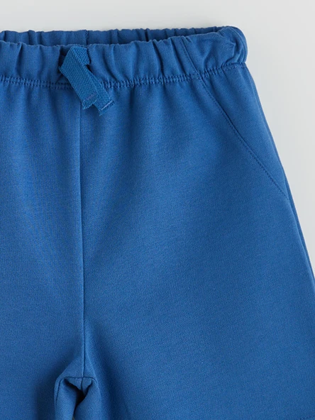 LCW Kids Mavi Beli Lastikli Basic Erkek Çocuk Şort - Resim 3