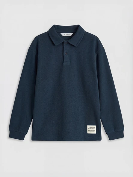 LCW Kids Lacivert Polo Yaka Erkek Çocuk Tişört ürün görseli 1
