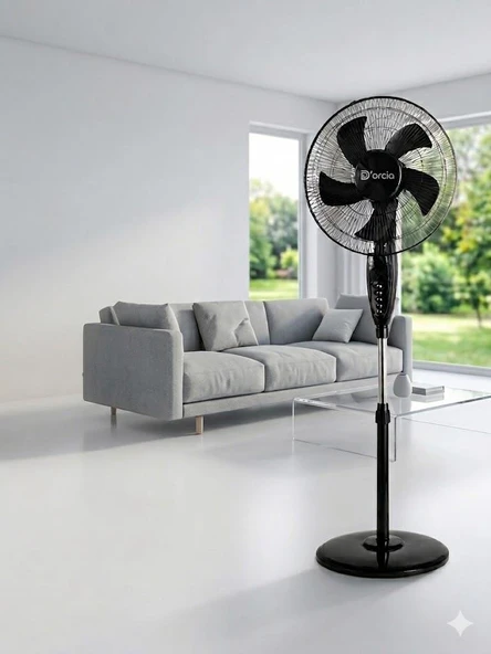 D'orcia Home 16 Inç Ayaklı Vantilatör (5 Pervaneli) - Resim 4