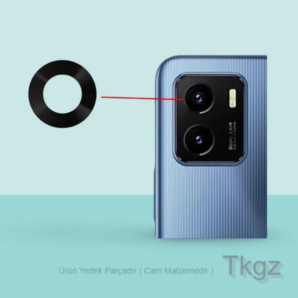 Vivo Y15S Arka Kamera Camı Lens ürün görseli 1
