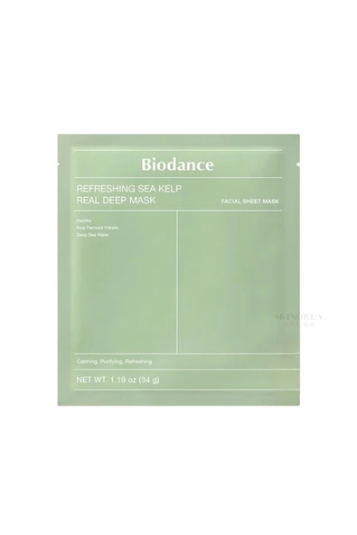 Refreshing Sea Kelp Real Deep Mask (GLOBALCARE) ürün görseli 1