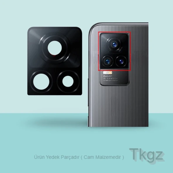 Vivo V21E Arka Kamera Camı Lens ürün görseli 1