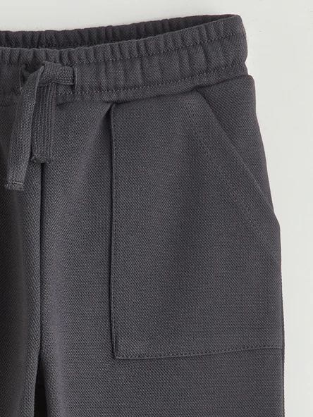 LCW Kids Antrasit Basic Erkek Çocuk Jogger Eşofman Altı - Resim 3