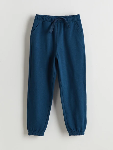LCW Kids İndigo Beli Lastikli Erkek Çocuk Jogger Eşofman Alt ürün görseli 1