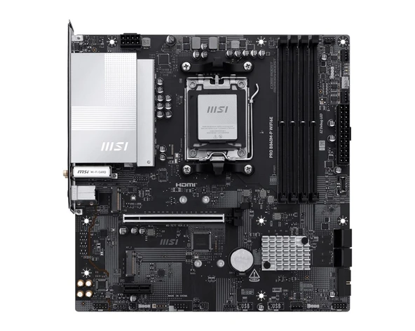 MSI PRO B840M-P WIFI6E DDR5 mATX AM5 - Resim 5