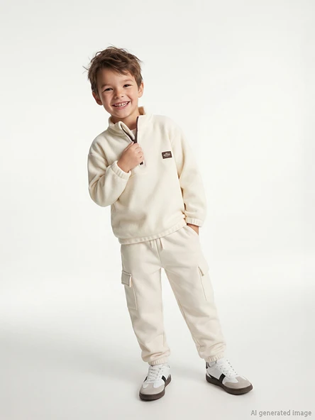 LCW Kids Bej Eşofman Altı ürün görseli 1