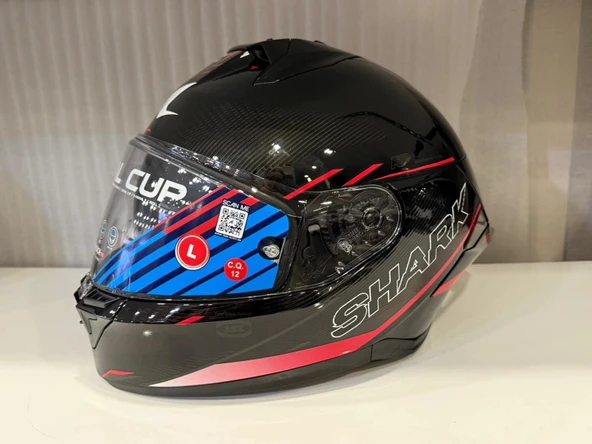 Kask Shark Skwal Cup Speed-Tech SİYAH/KIRMIZI ürün görseli 1