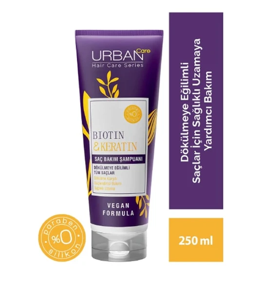 Urban Care Biotin Keratin Şampuan Saç Bakim 250 ml ürün görseli 1