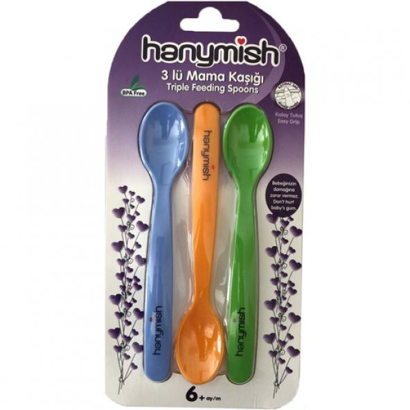 Hanymish 510 Mama Kaşığı 3lü Set ürün görseli 1