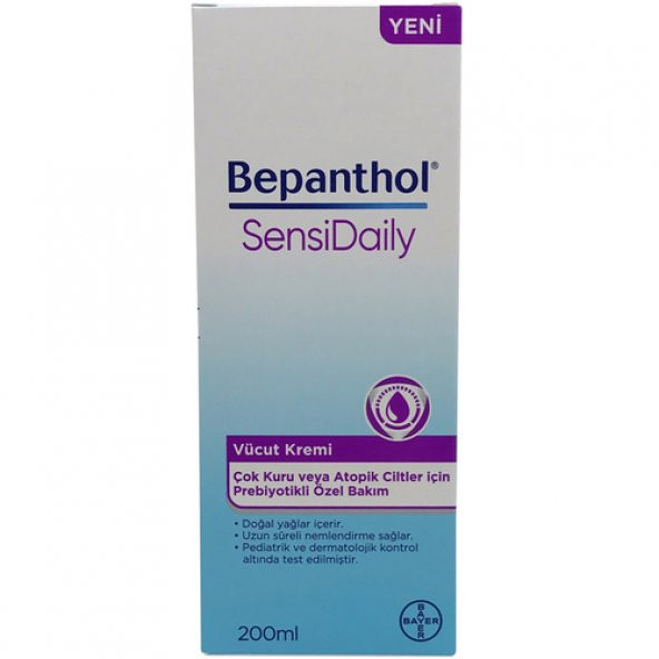 Bepanthol Sensidaily 200 ml ürün görseli 1